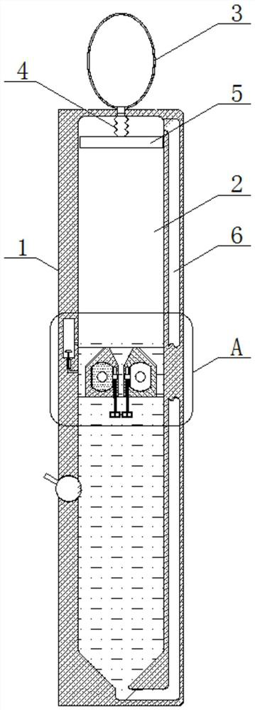 Quick cooling protection mechanism used after short circuit of circuit breaker in intelligent manufacturing