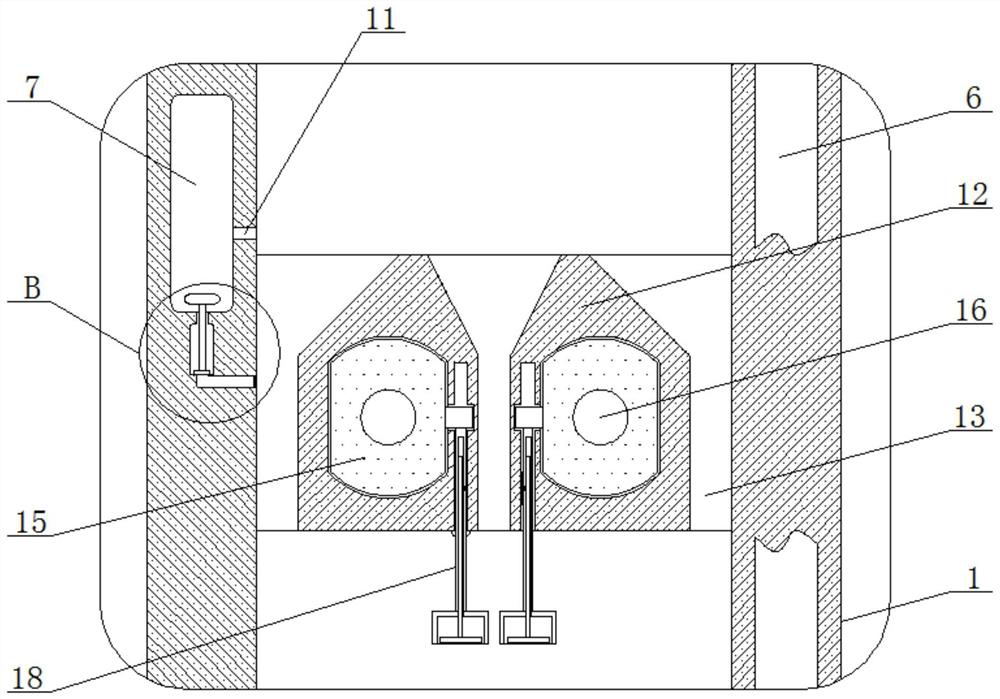 Quick cooling protection mechanism used after short circuit of circuit breaker in intelligent manufacturing