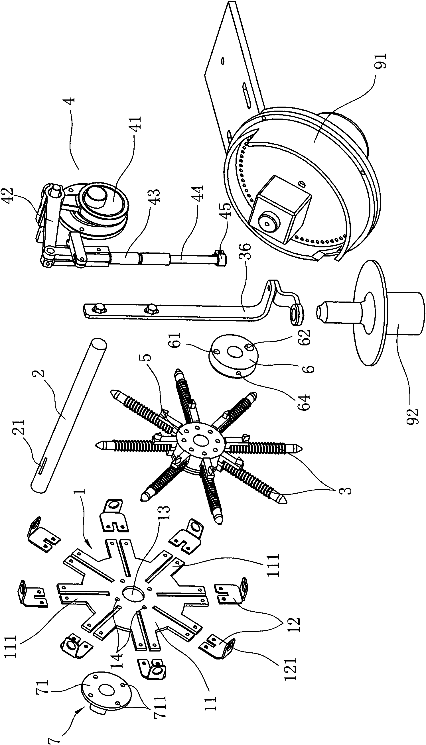 Computer senaille embroidery die head