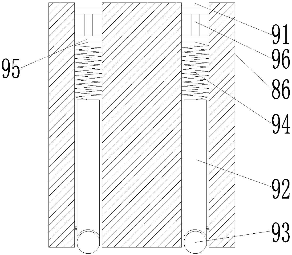 Rotating mechanism for freeze-storage tube cover screwing