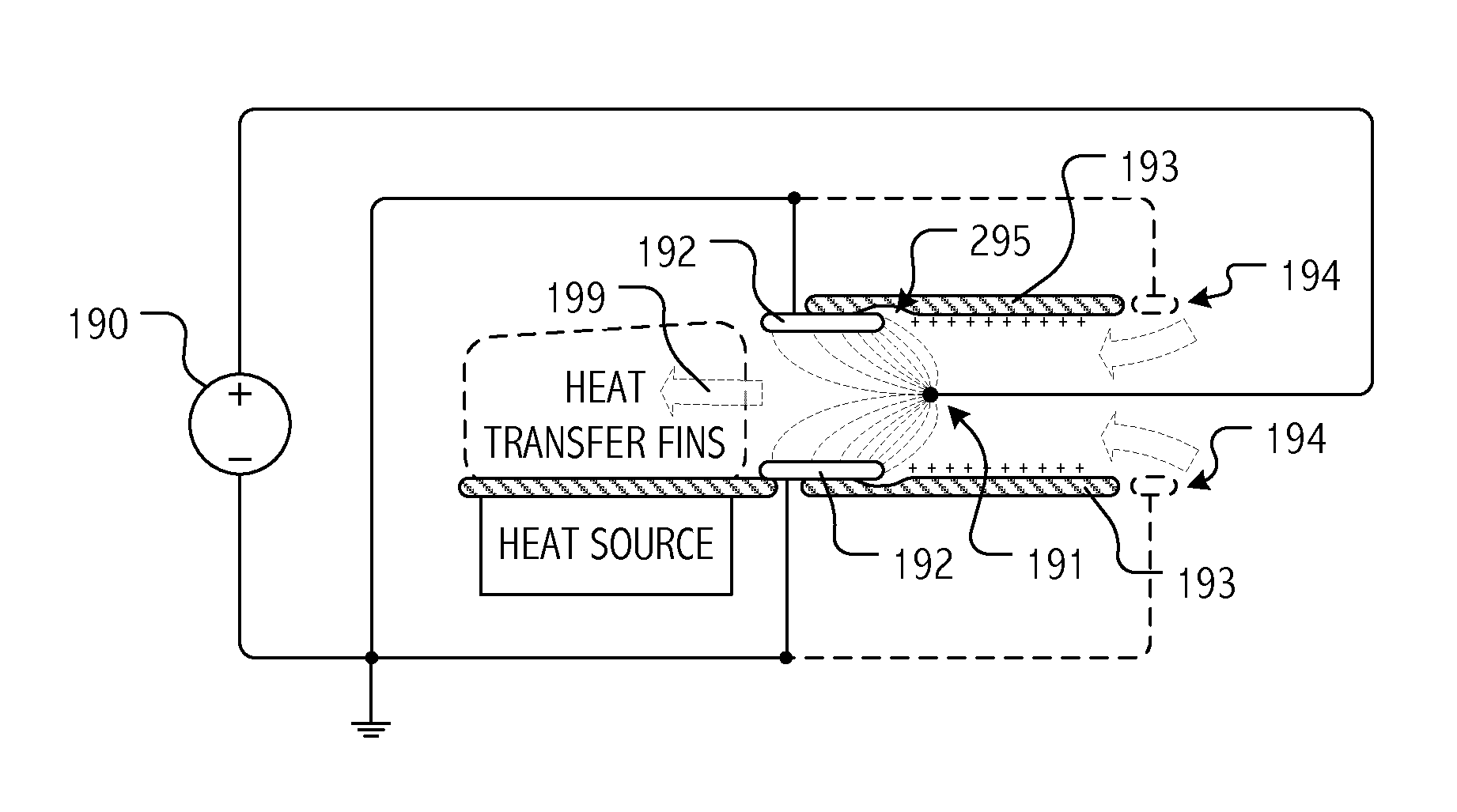 Electrohydrodynamic (EHD) fluid mover with field shaping feature at leading edge of collector electrodes