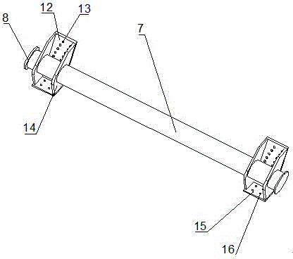 A kind of tooling for offshore transportation of wind power cylinder body