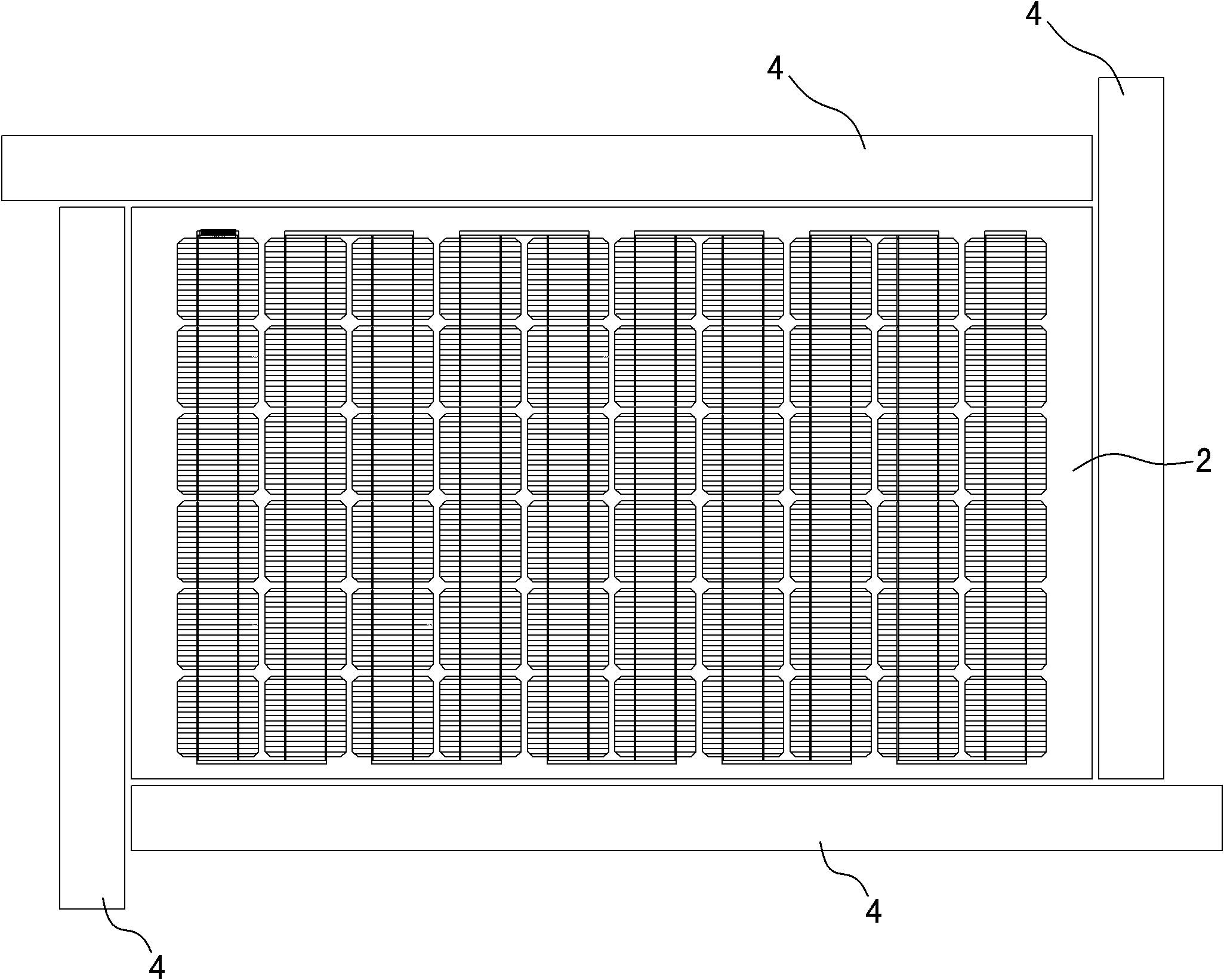 Method for laminating solar battery module