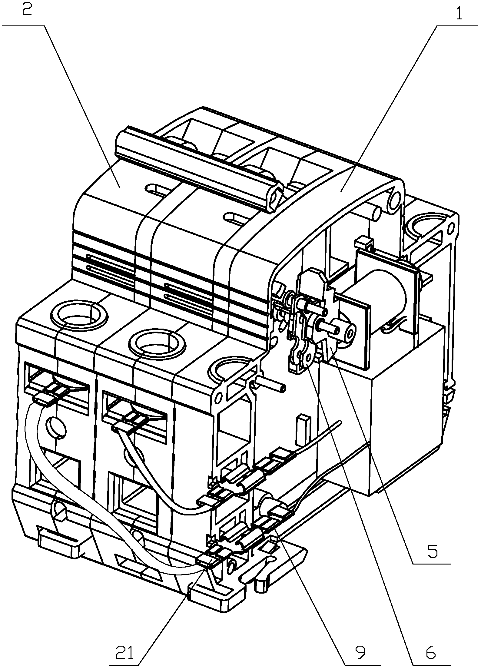 Overvoltage and undervoltage tripper of small-sized breaker