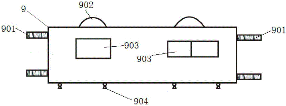 Portable type fuel gas replacement device and replacement method