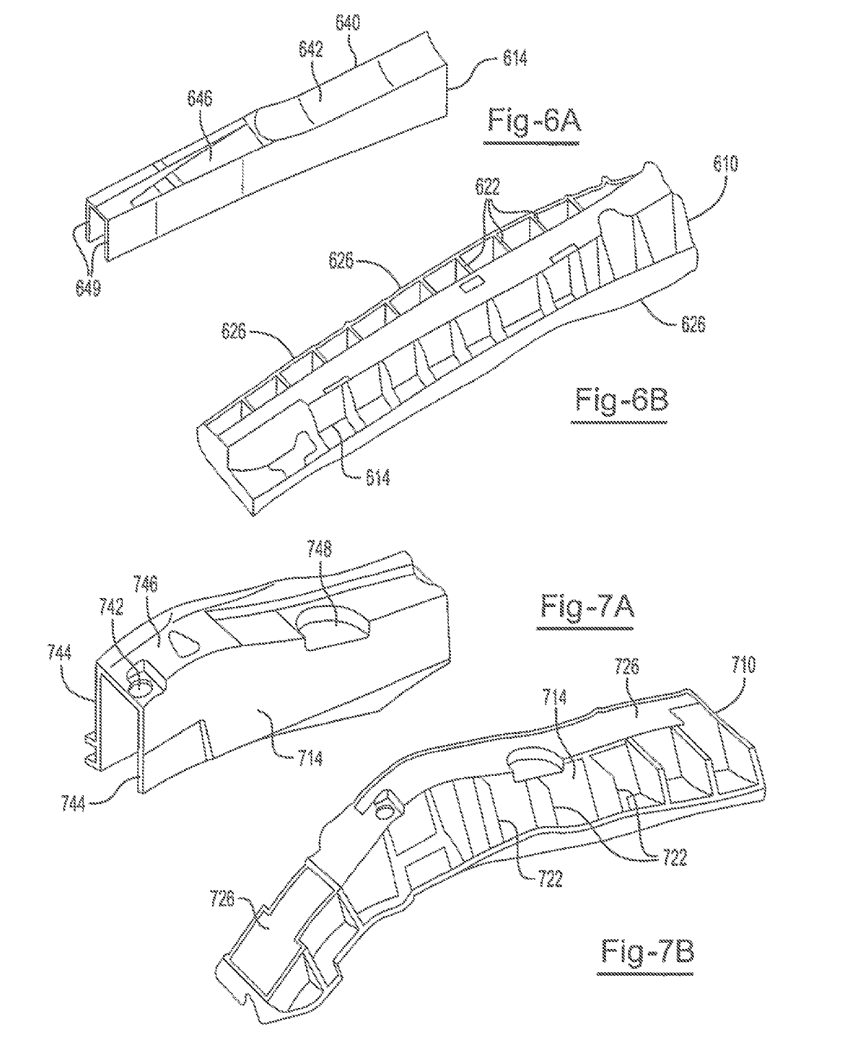 Carrier with localized fibrous insert and methods