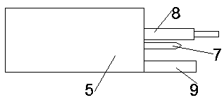 Automatic stripping structure of pressing plate for automatic hot press