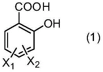 Preparation method of aralkyl salicylic acid derivative