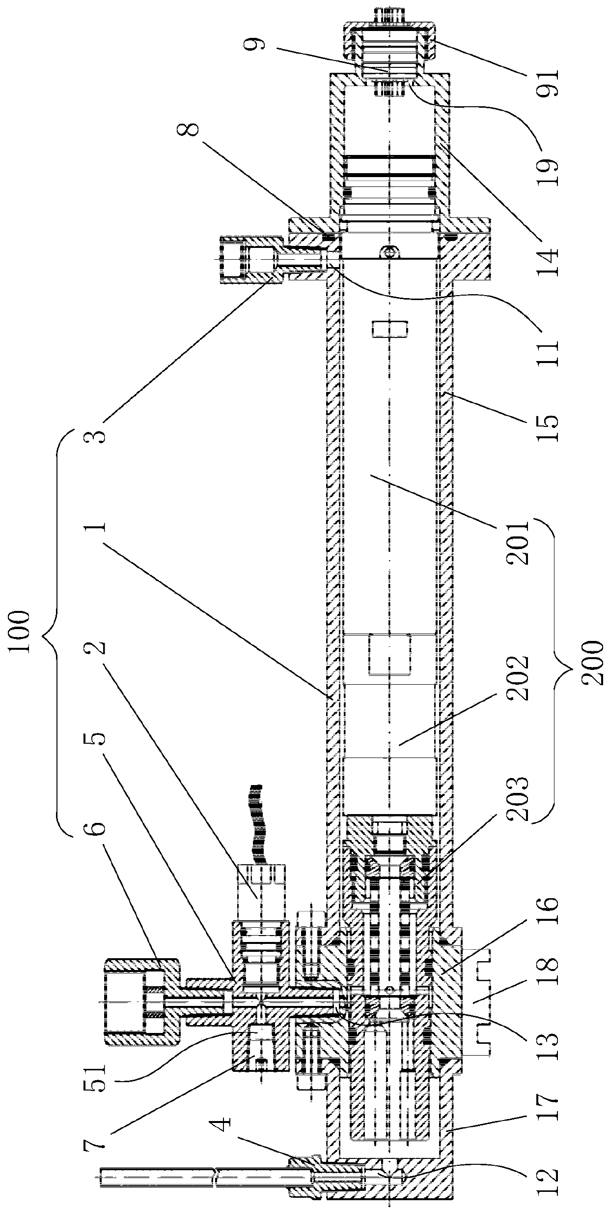 A test device for hydraulic control system of rotary steerable tool