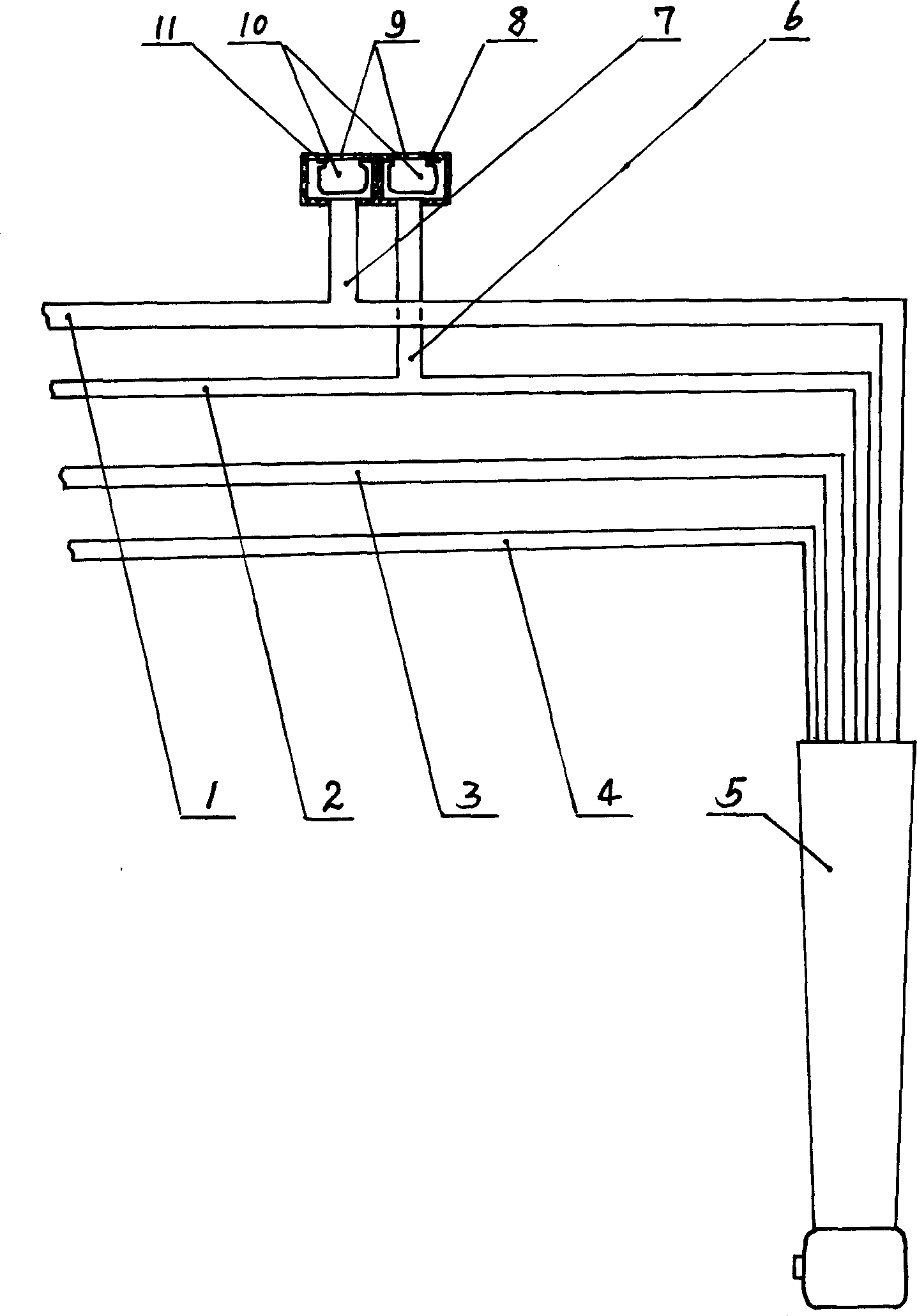 Vessel resorption preventing device for dental unit