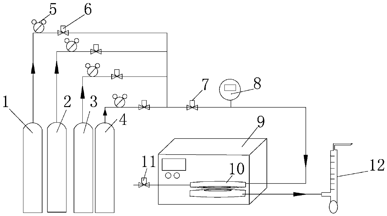 Grafting-type ionic liquid polyimide film, preparation method and application of film