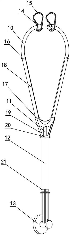 An ear-mounted stethoscope