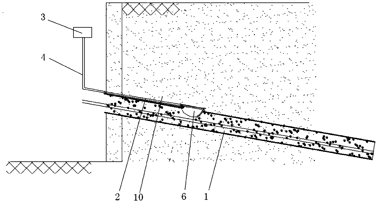 Method and construction tool for removing pull rod in soil