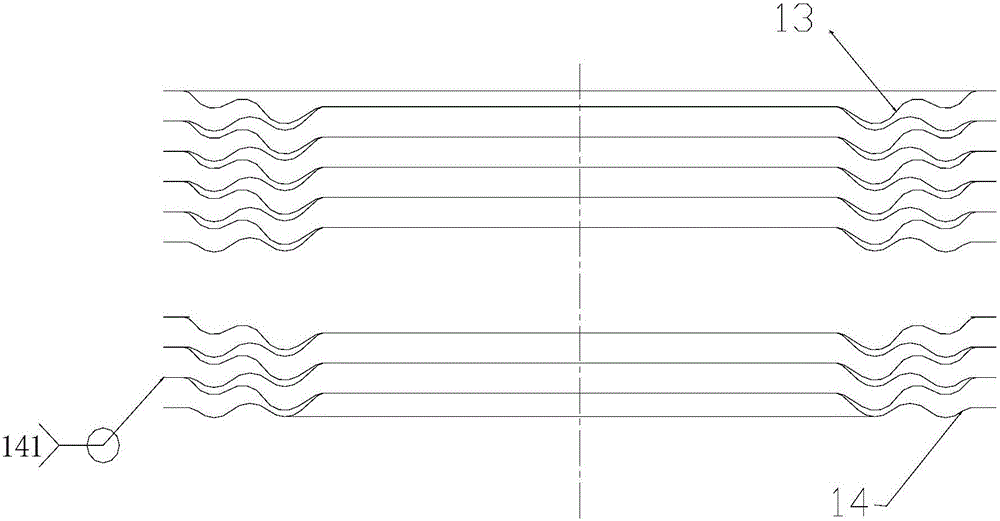 Pressure-storage frequency-varying device