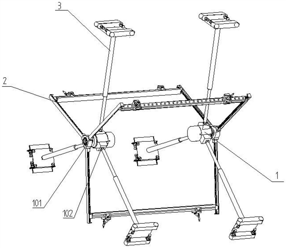 A water jet tank cleaning device