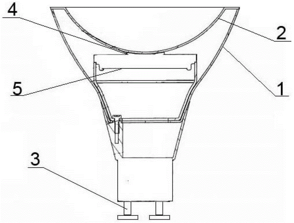 No-drive LED reflector lamp