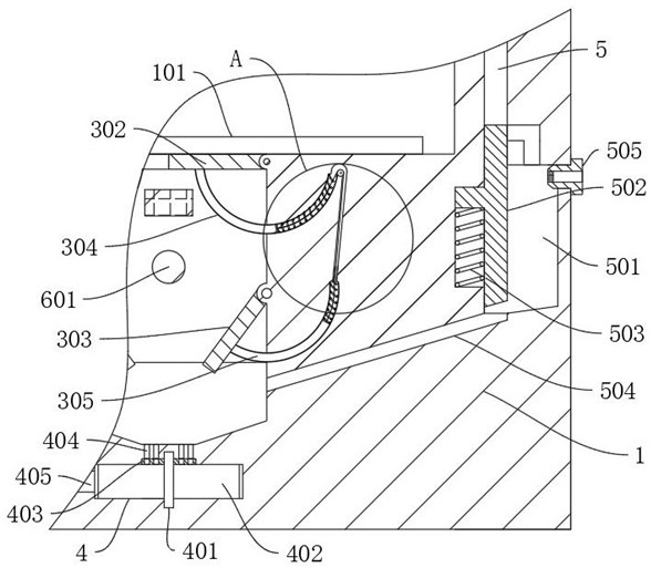 Particulate matter filtering efficiency testing device and using method thereof