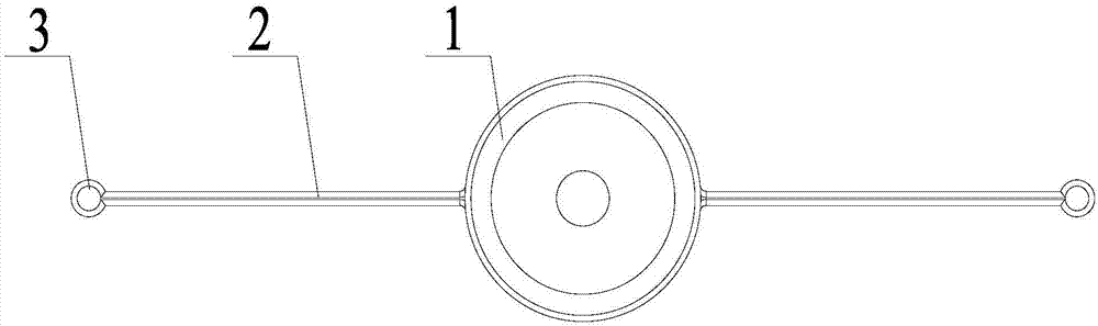 Energy gathering ring of humidifier and humidifier