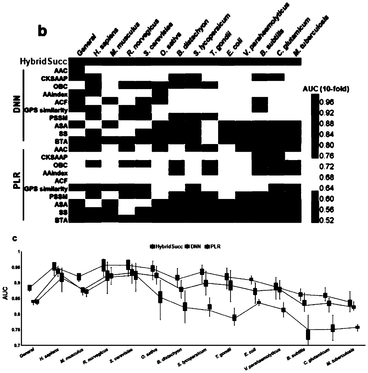 Protein coding method and protein post-translational modification site prediction method and system