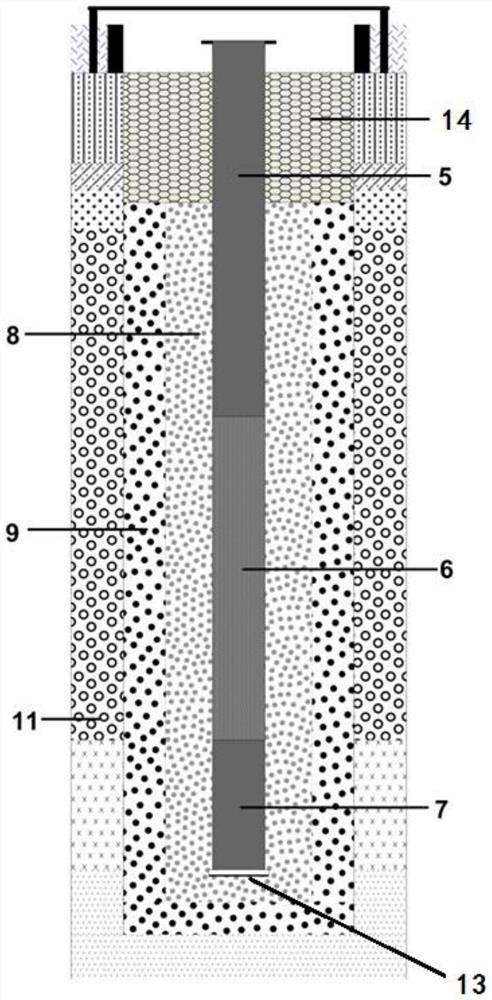 A secondary well formation method for energy storage wells in aquifers