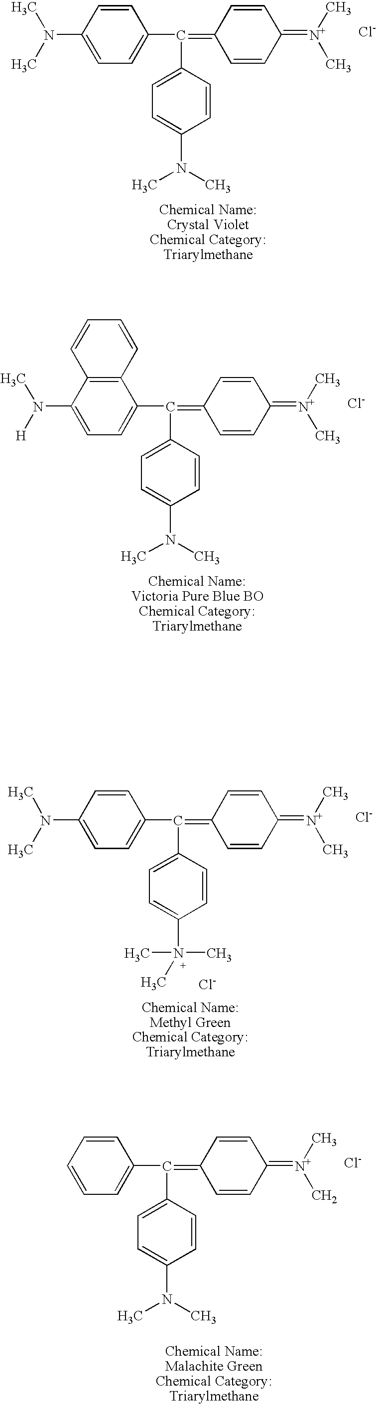 Aqueous Antiseptic Solution and Compatible Cationic Dye for Staining Skin