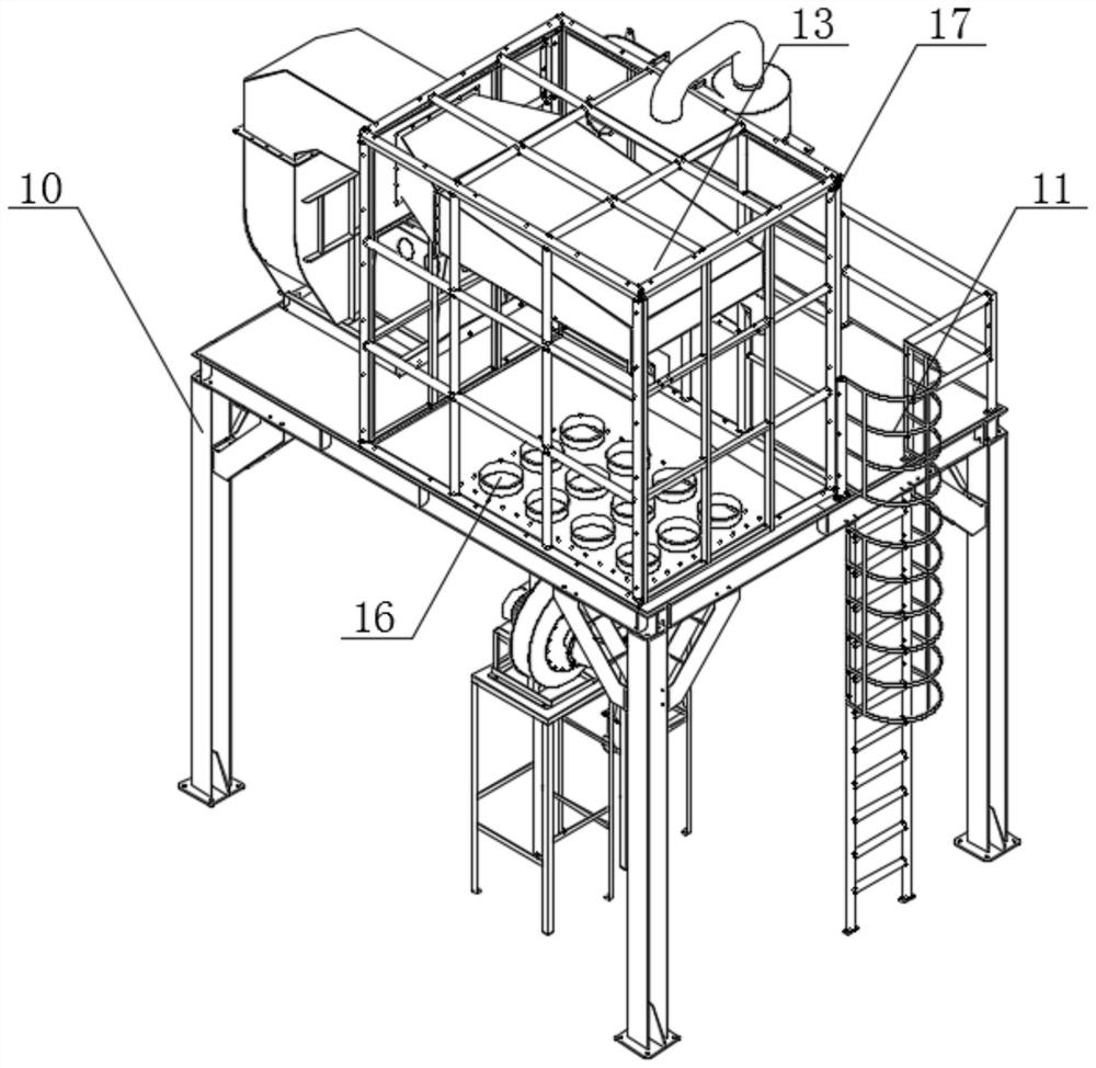 Air suction and dust removal equipment