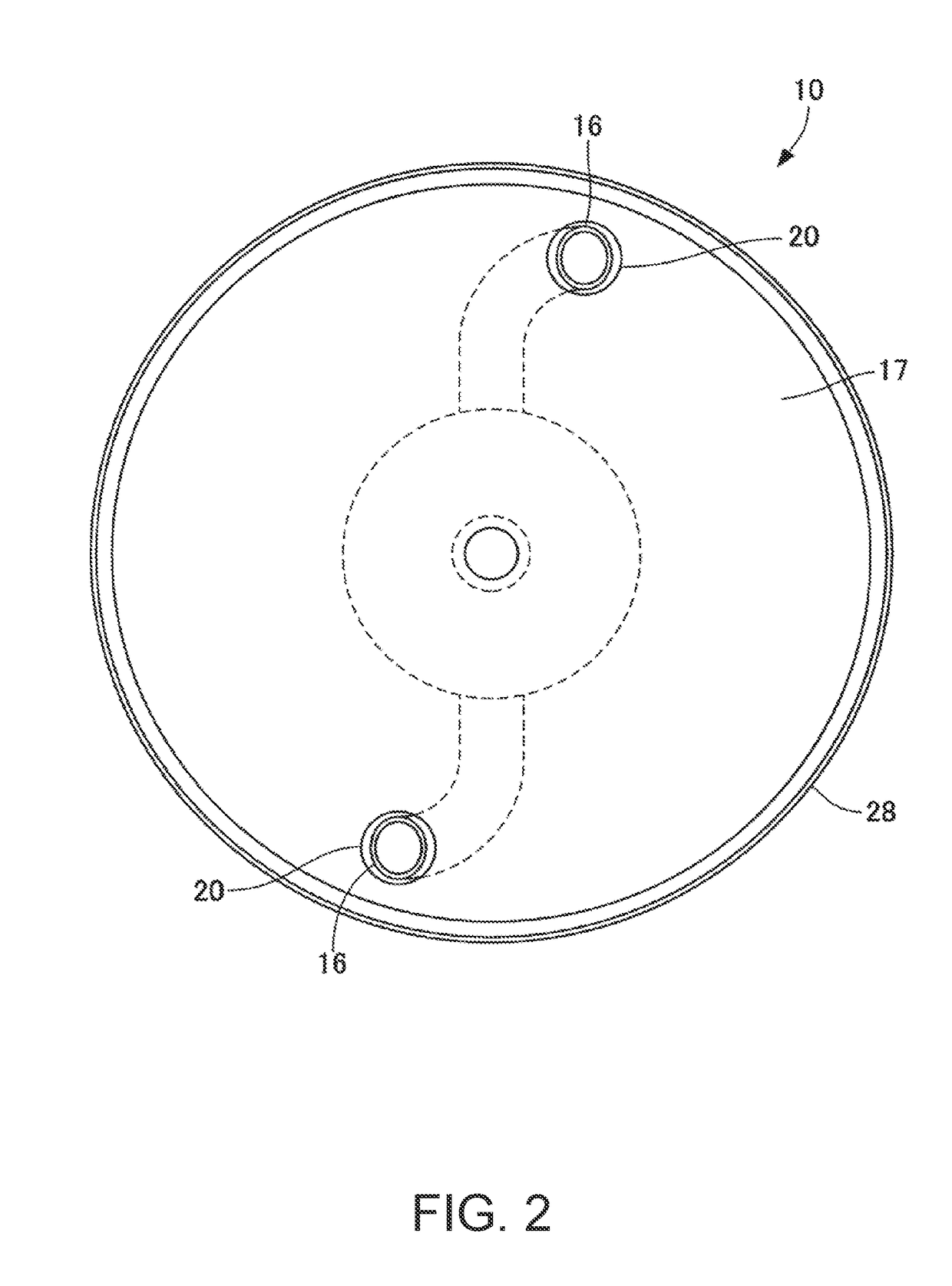 Rotational wave nozzle