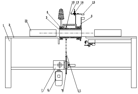 Automatic knotting and wire breaking device for producing sausages