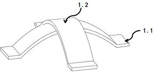 Carbon fiber composite material spring and manufacturing method thereof