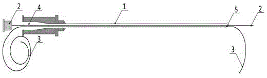 Single-cavity two-channel combined spinal-epidural anesthesia integrated puncture needle