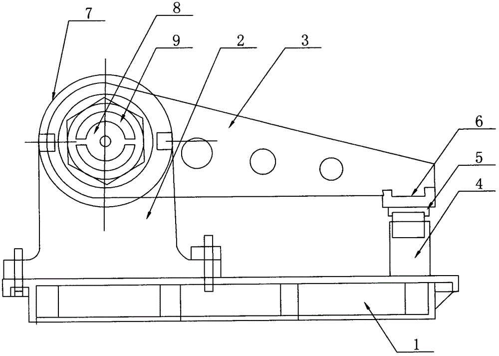 Wind power locking disc test table