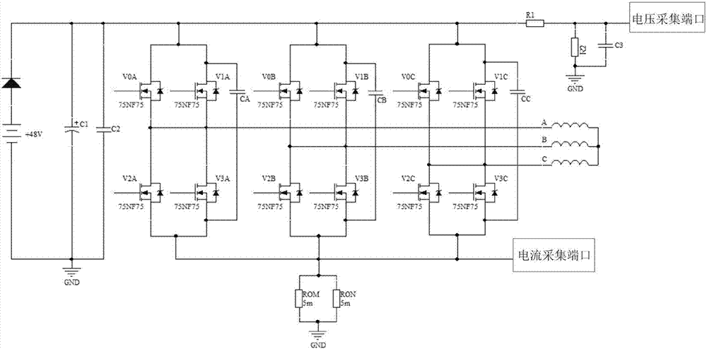 Electric vehicle permanent magnet DC brushless motor controller and control method