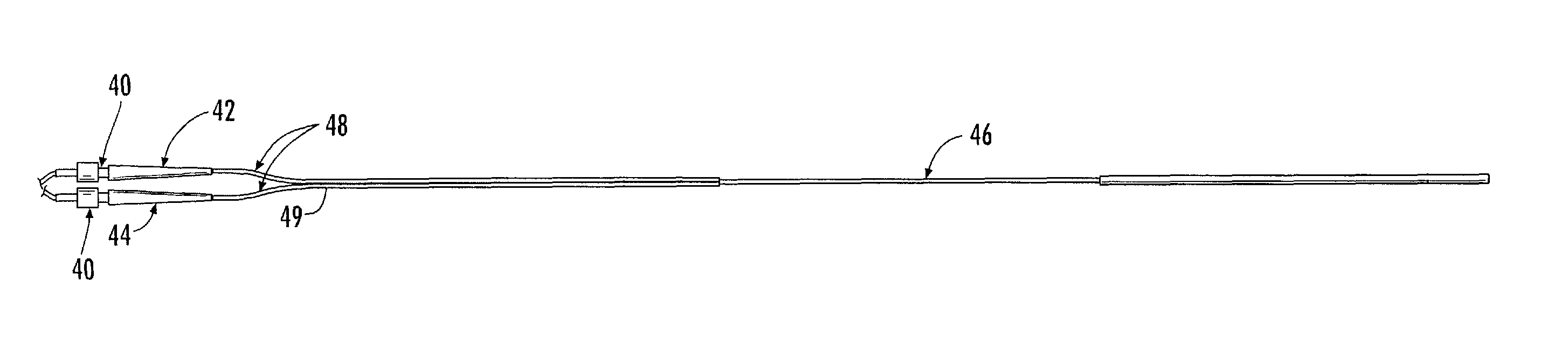 Filtered fiber optic probe