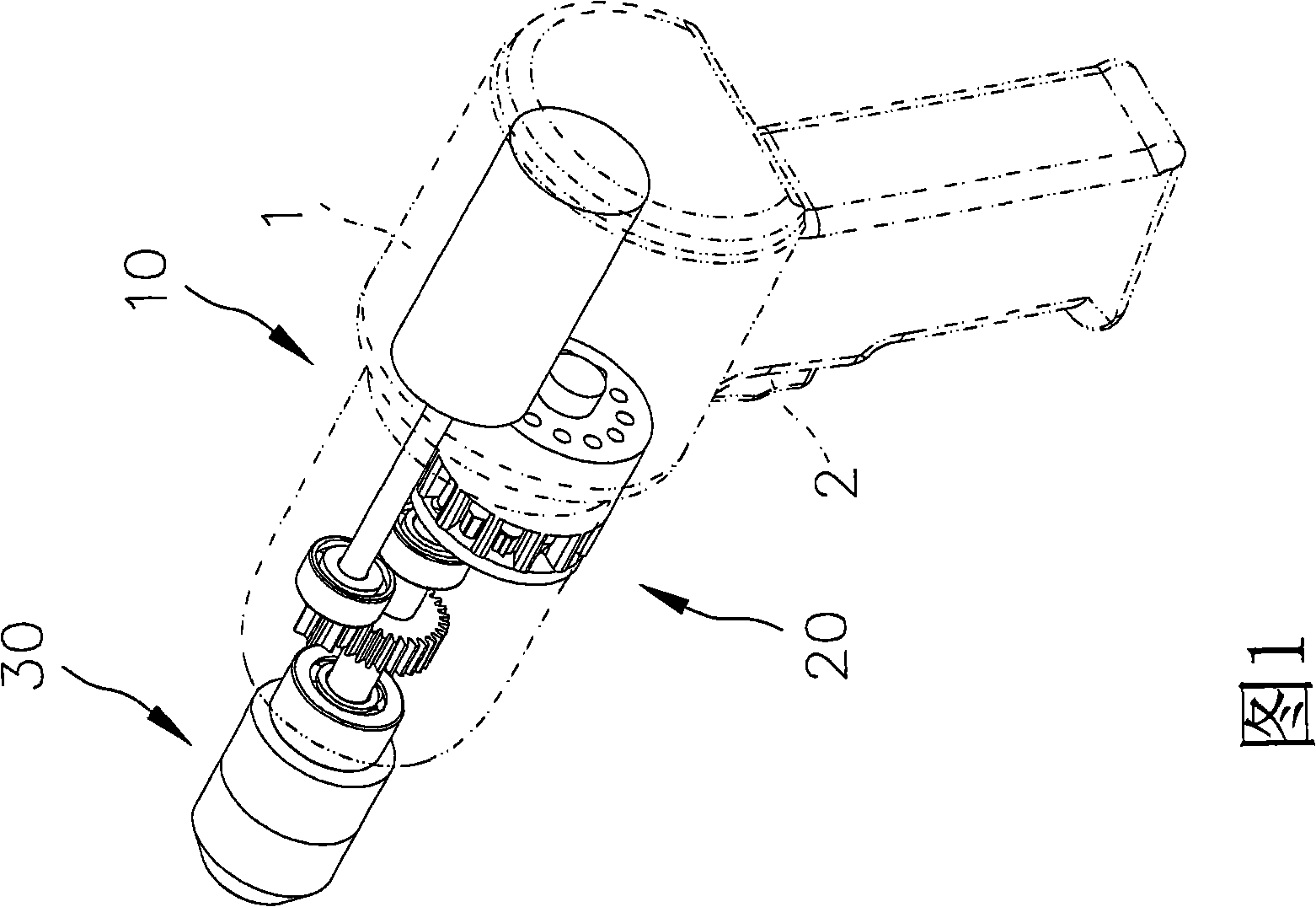 Hand electric tool machine