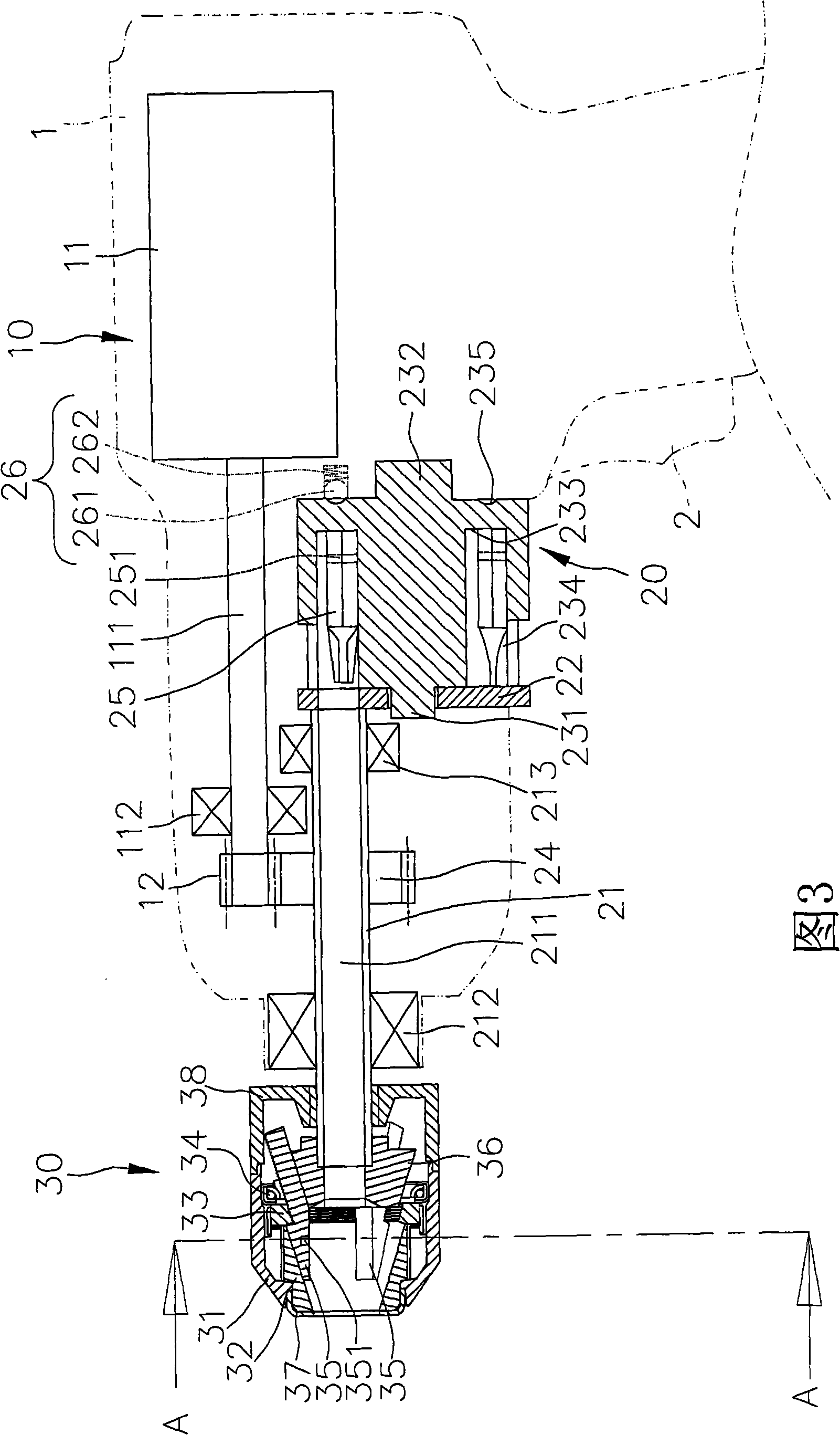 Hand electric tool machine