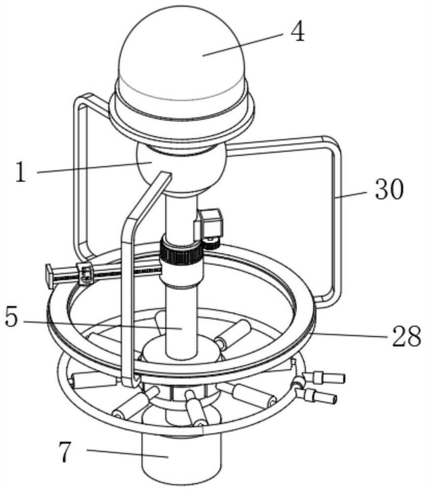 Robot visual balance control device for testing automatic driving system