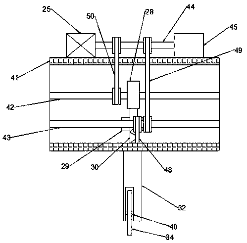 Ice-breaking and snow-removing device suitable for stairs