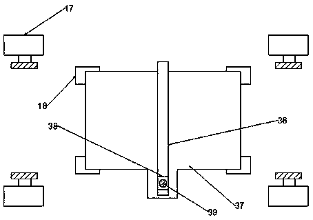 Ice-breaking and snow-removing device suitable for stairs