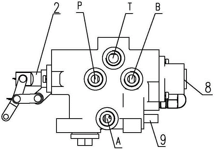 Hydraulic distributer