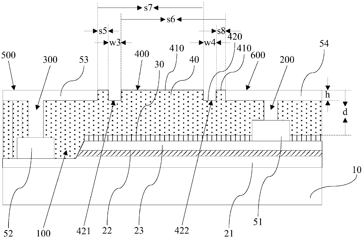 Inverse LED chip and fabrication method thereof