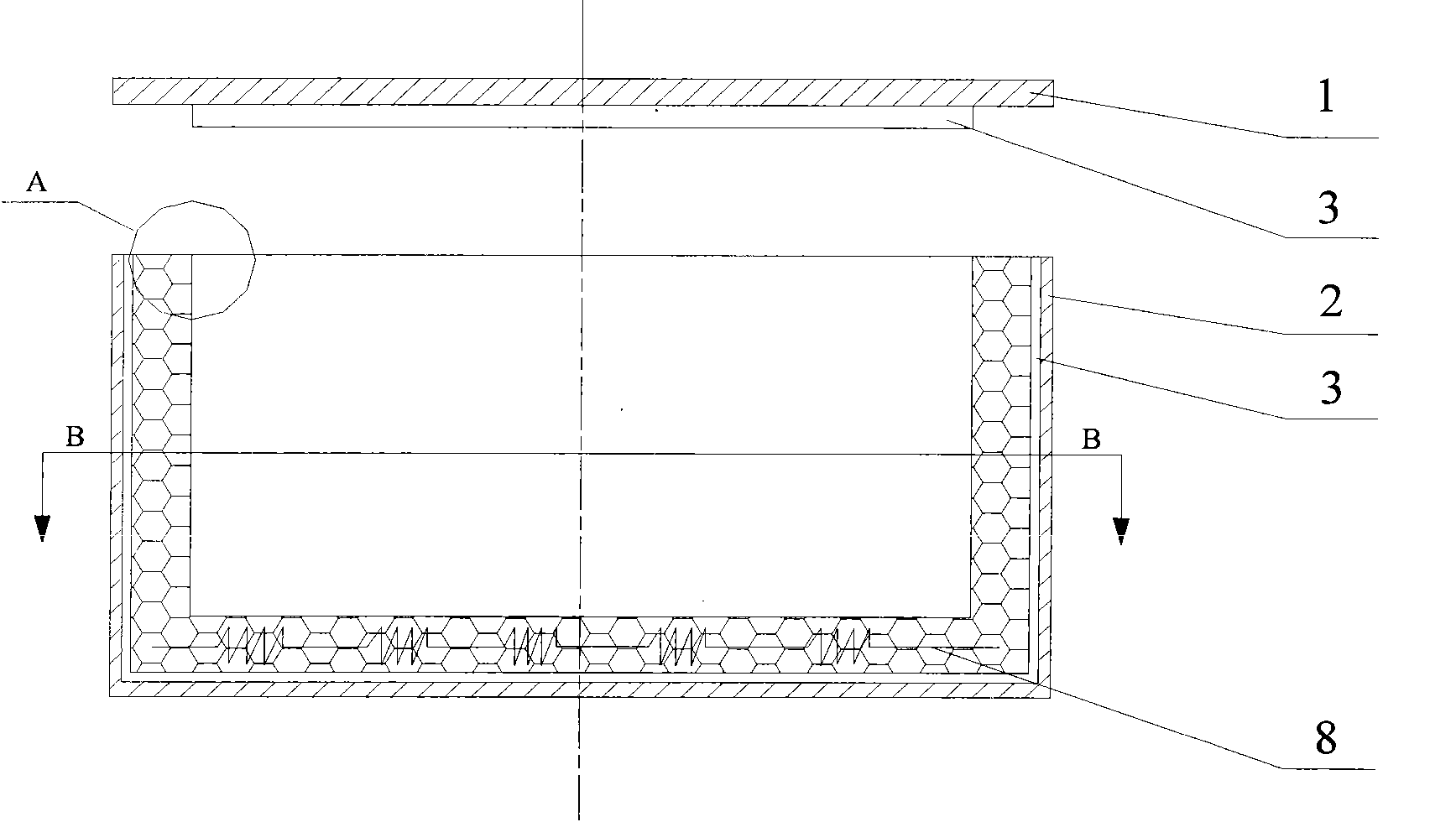 Heat accumulating type food heat-preservation device with metal porous structure