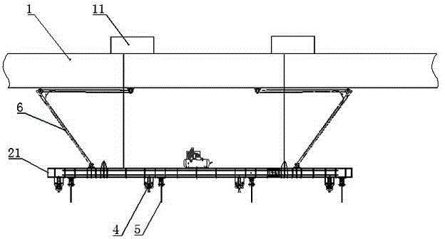 Demolding device for concrete pipe pile