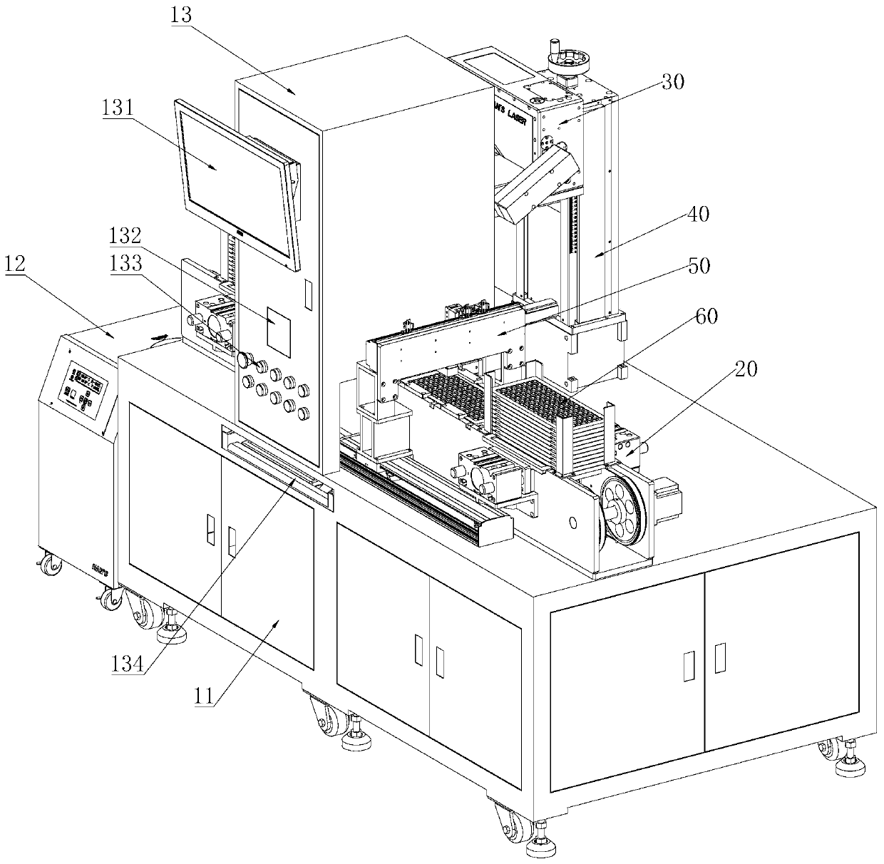 Laser marking device