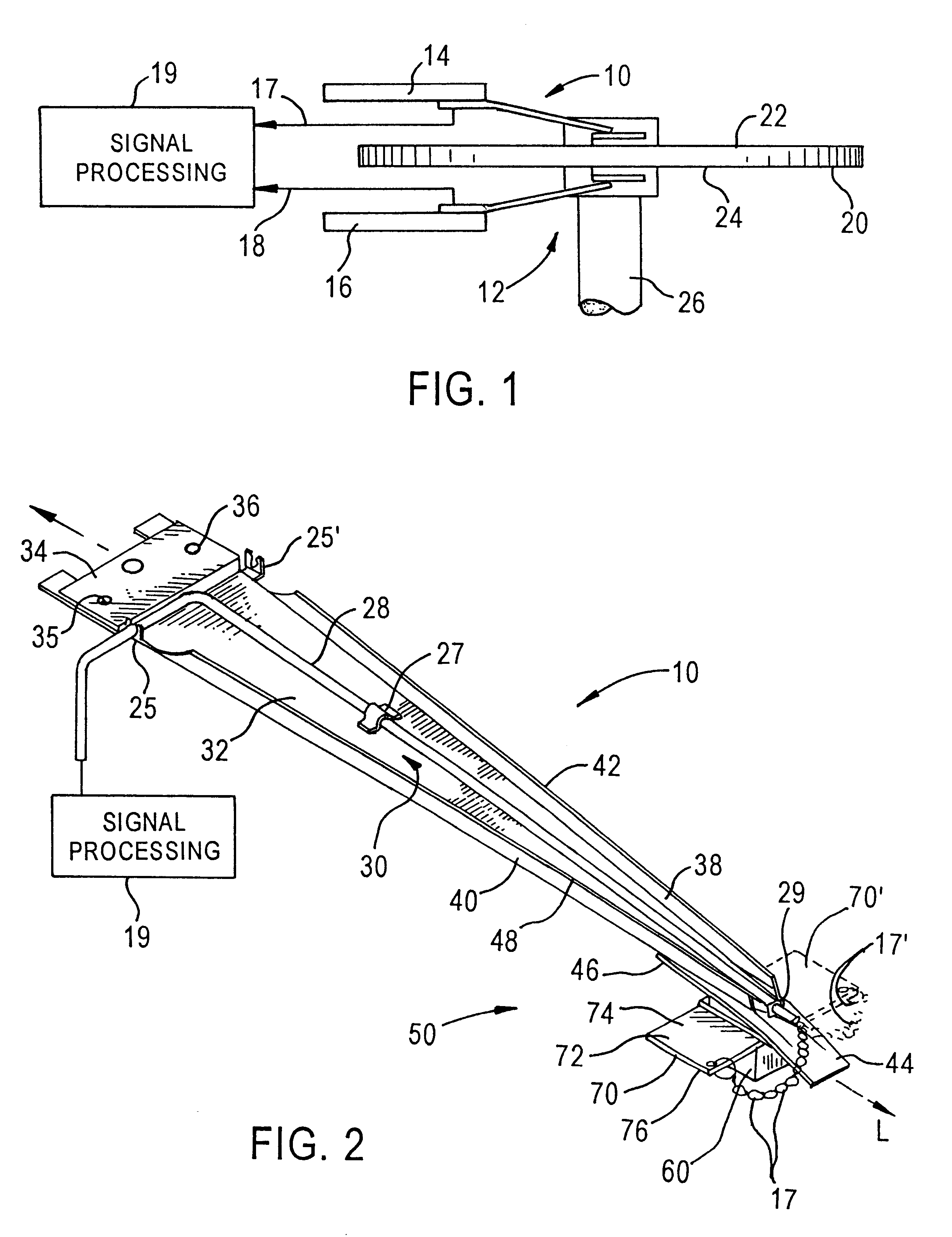 Method of calibrating a system for detecting contact of a glide head with a recording media surface