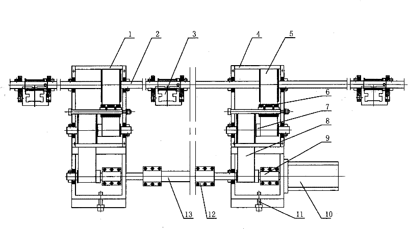 Y-direction servo drive mechanism of overlong stand for computerized embroidery machine