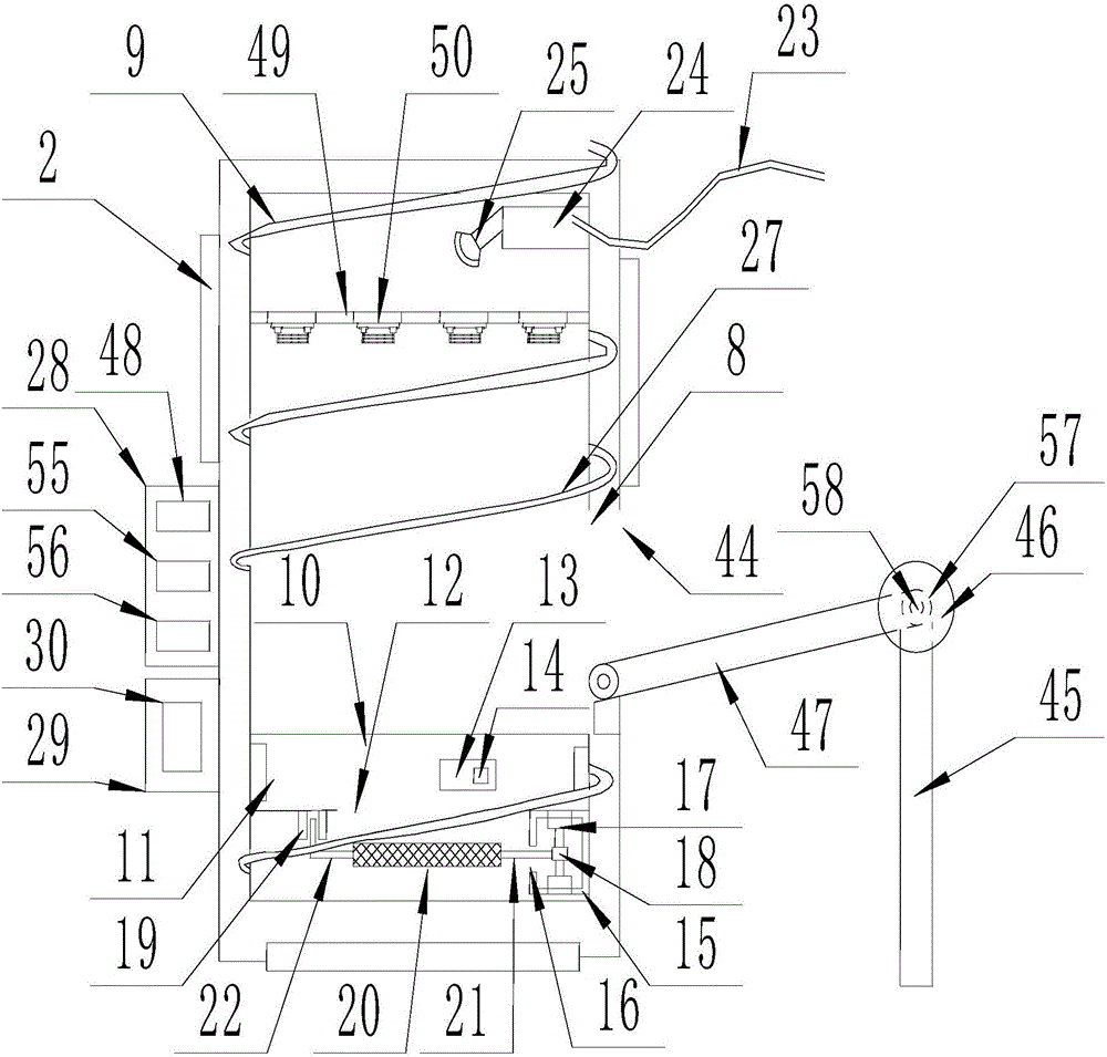 A solar-driven cycle environmental protection boiler