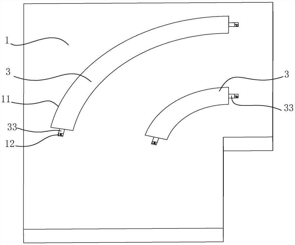 Intersection ground electronic display diversion line