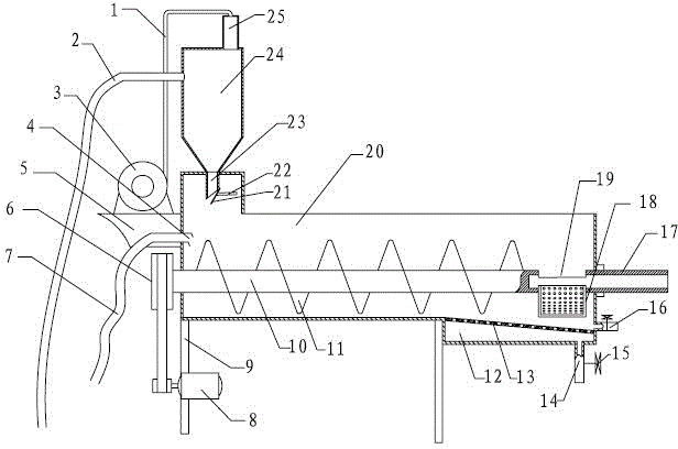 Impurity removal cleaning machine for sesame