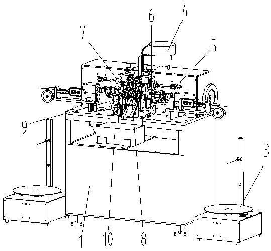 Metal butt-joint butt welding machine facilitating cutoff