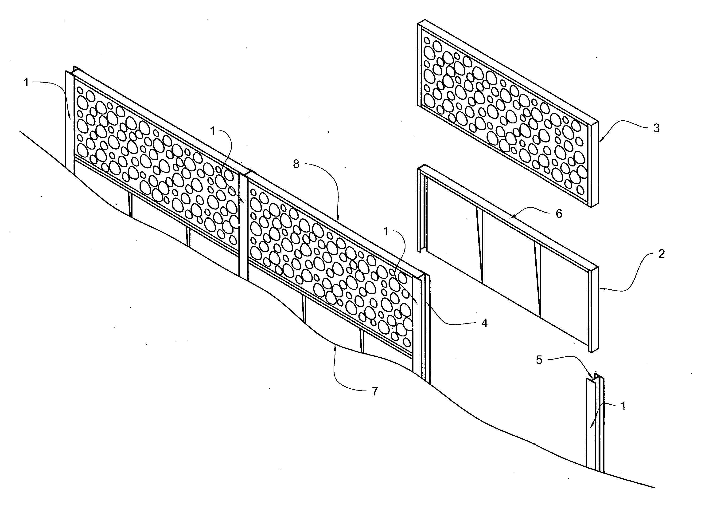 Method and assembly for soldier pile retaining wall leveling and erosion control